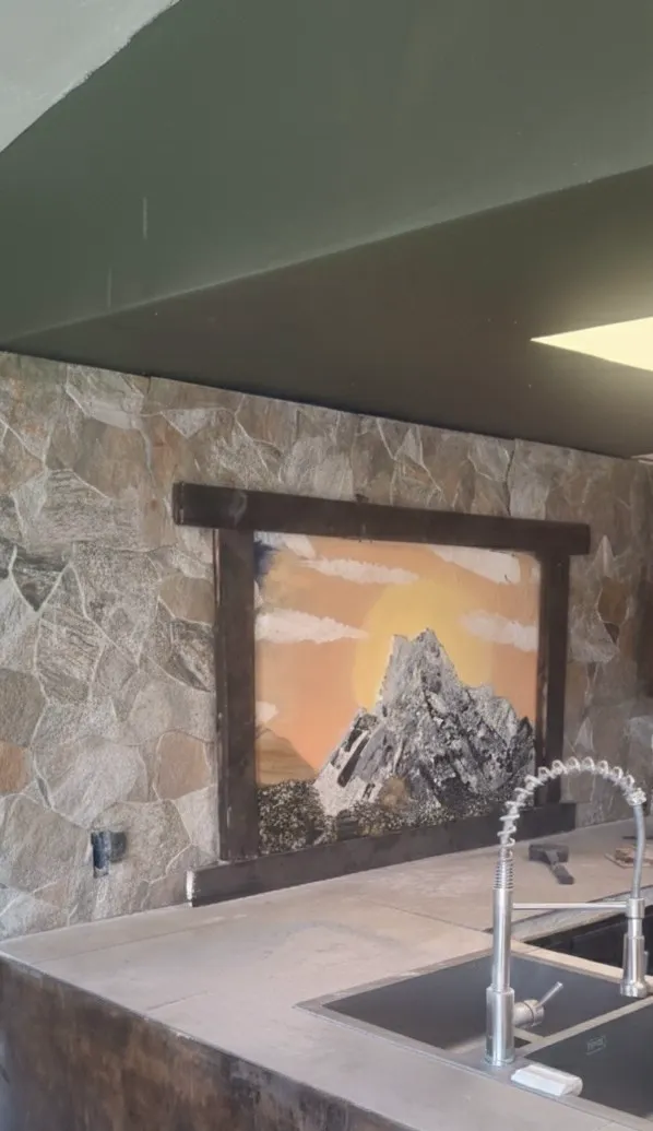 Pikes Peak kitchen backsplash