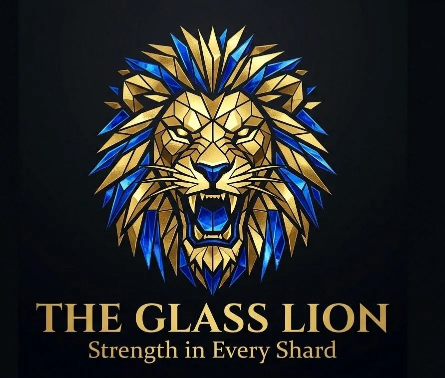 Glass Lion mosaic icon